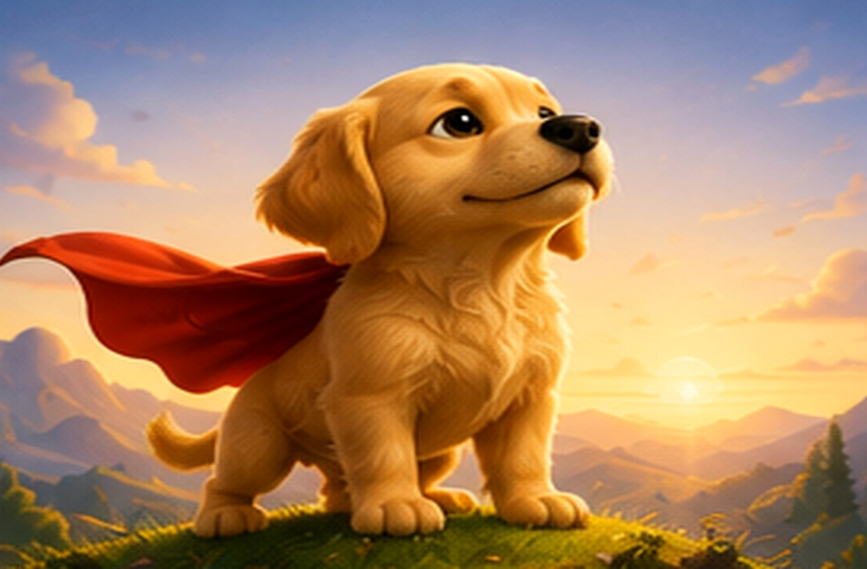 Golden Retriever portrait representing calm, attentive dog behavior
